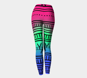 Watermelon blues leggings