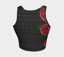 Load image into Gallery viewer, Red Rose Crop Top
