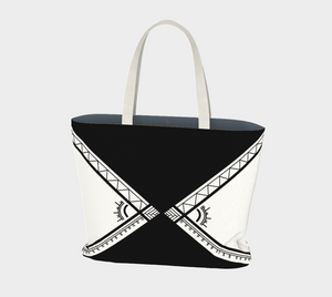 Black and White Tunniit Tote Bag