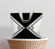 Load image into Gallery viewer, Black and White Tunniit Tote Bag
