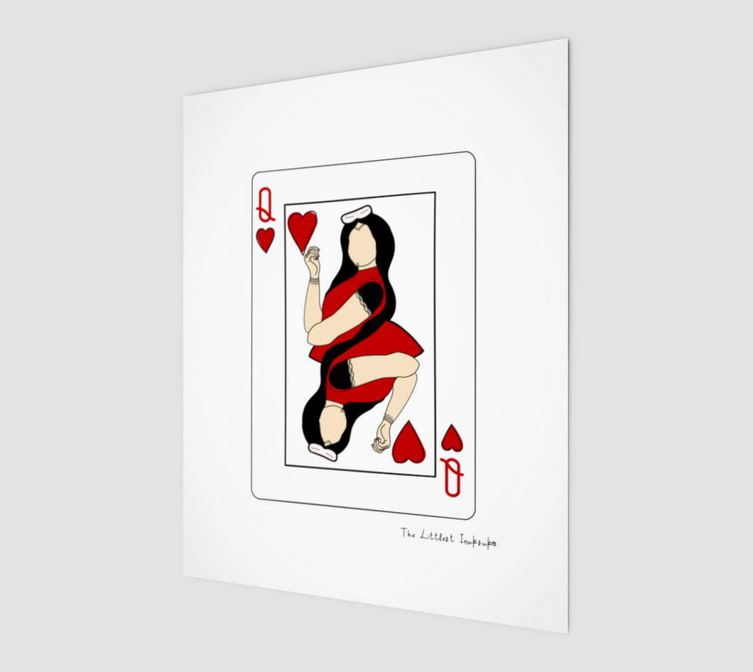 Inuk Queen of Hearts With Color