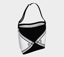 Load image into Gallery viewer, Black and White Day Tote
